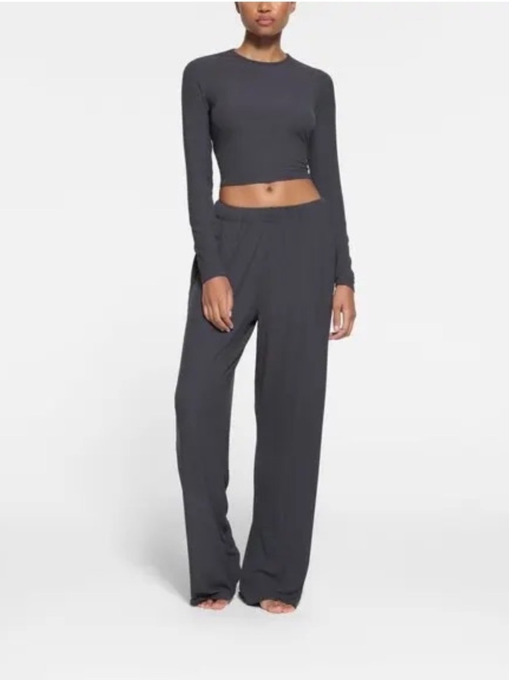 NWT SKIMS SOFT LOUNGE Pants only in GRAPHITE Charcoal Sz S/M